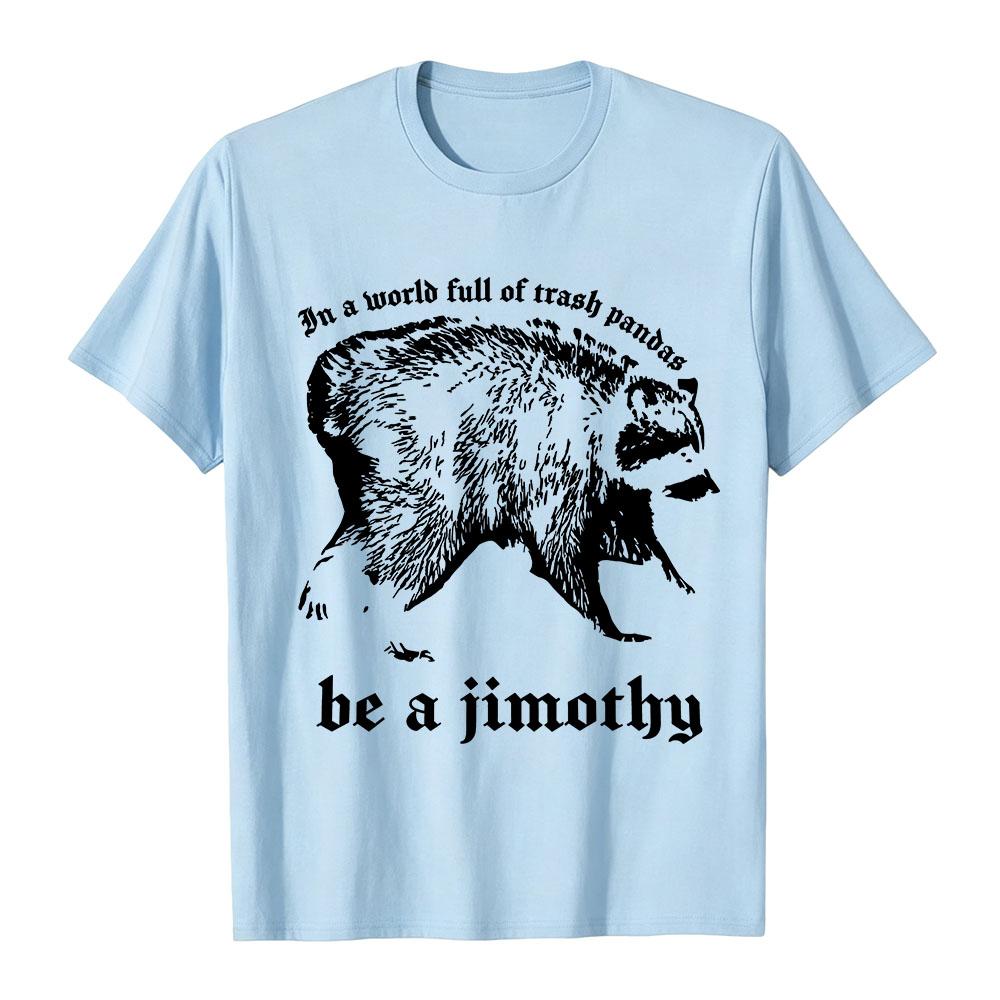 T-shirt Graphique Jimothy Le Raton Laveur T-shirts Mèmes Drôles Seattle Washington Comfort Colors Unisexe T-shirt Weirdcore Coton Hauts d'Été