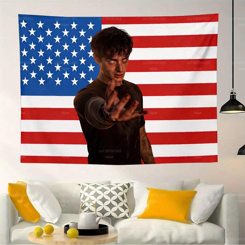 ST WWill Flag Tapestry Movie Themed Bedroom Living Room Bar Restaurant Party Wall Decor