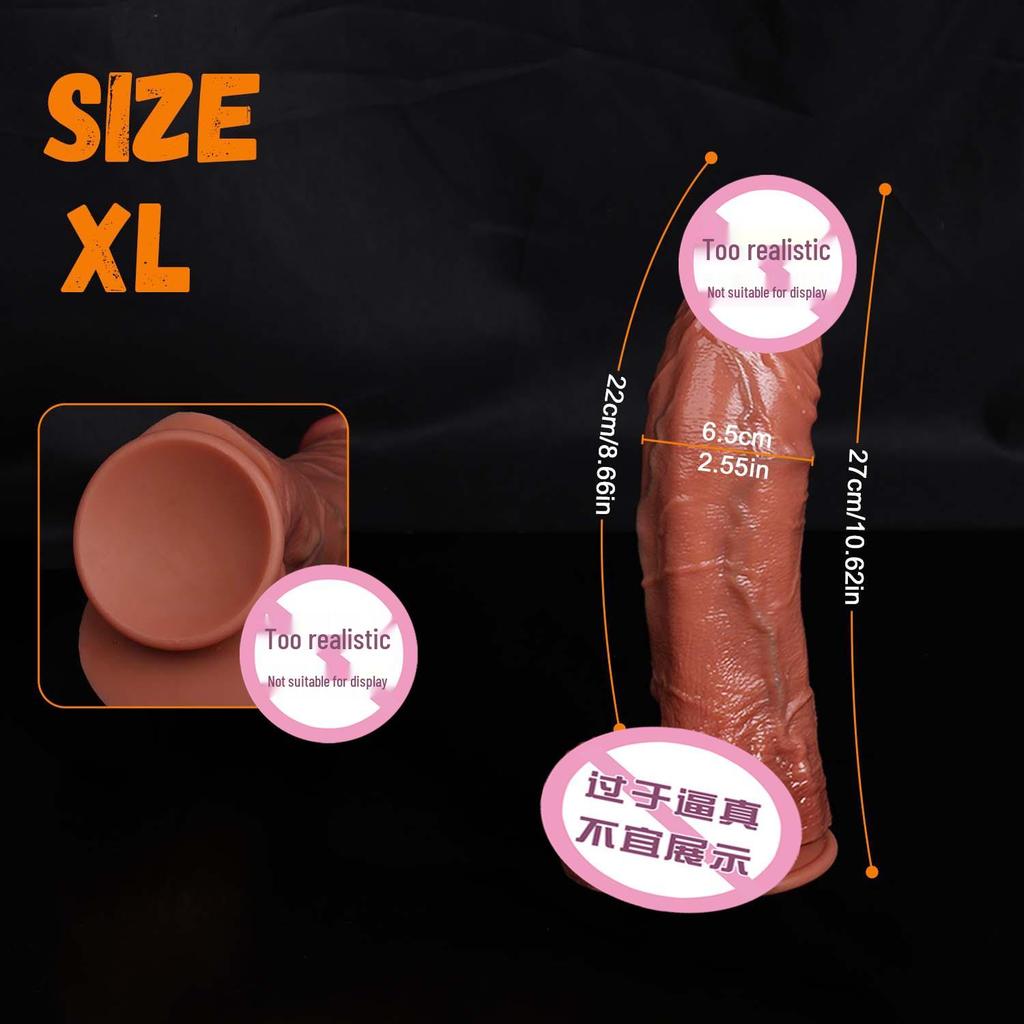Realistic Silicone Penis Female Masturbator Adult Toy