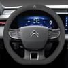 Suede Car Steering Wheel Cover Citroen C1 C2 C3 C4 C5 C6 ELYSEE VTS Xsara DS3 C-Crosser Berlingo Sega AIRCROSS C3-XR Accessories aog123