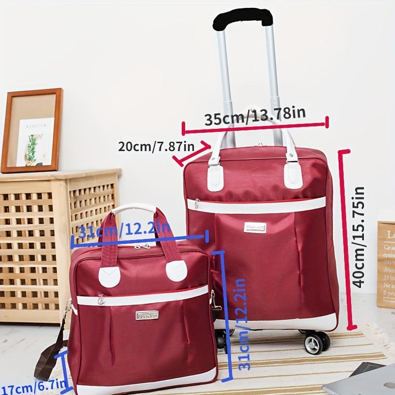Trolley Travel Bag Women'S Large Capacity Fashion Handbag Short Distance Business Organizer Luggage
