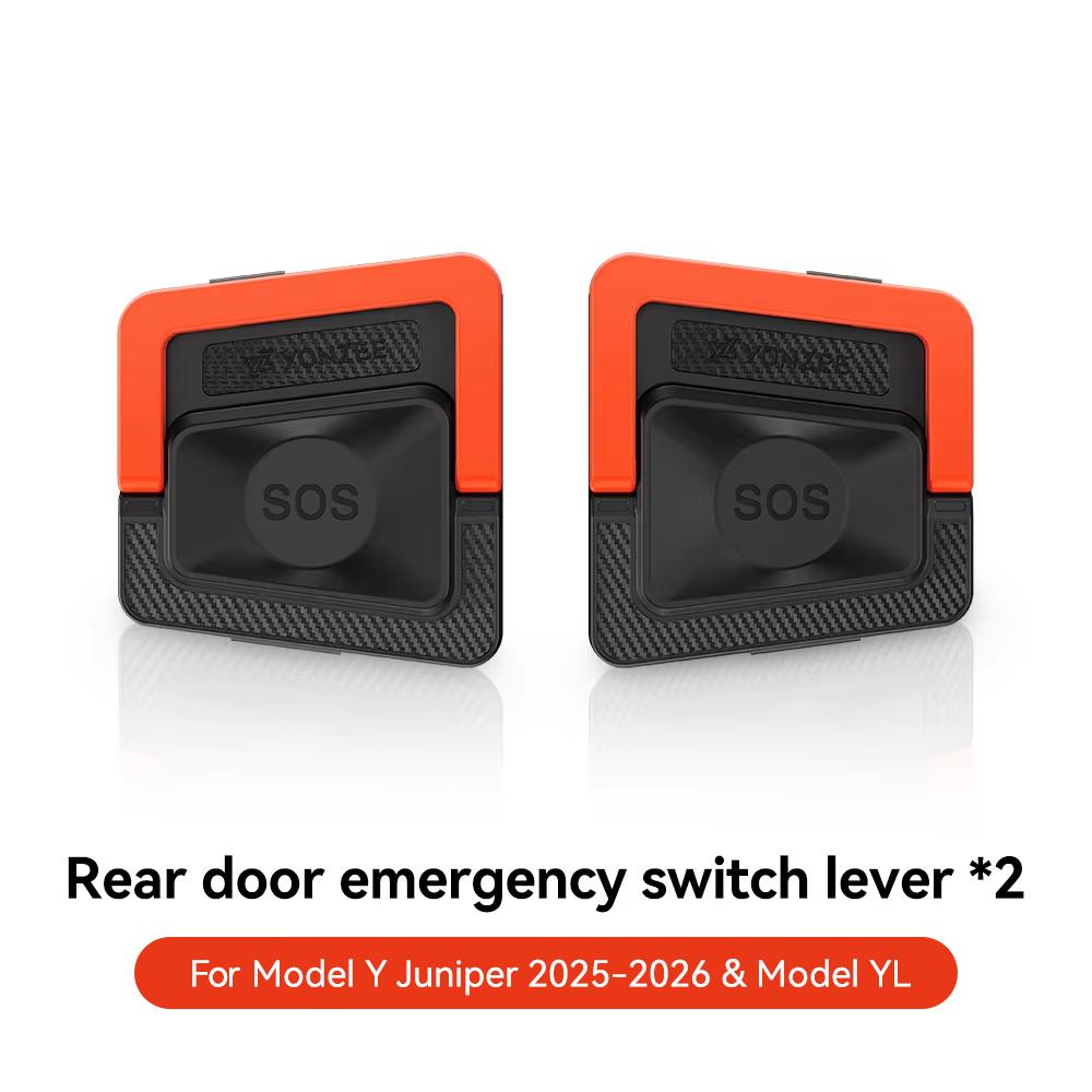 YZ For Tesla Model Y/3/YL Car Door Emergency Handle Extended Manual Door Release Emergency Safety Pull Rope Emergency