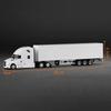 Perka Diecast 1:Camion container Freightliner in scala 1:64 Veicolo per consegne espresse Modello di simulazione in lega Collezione Souvenir Regali