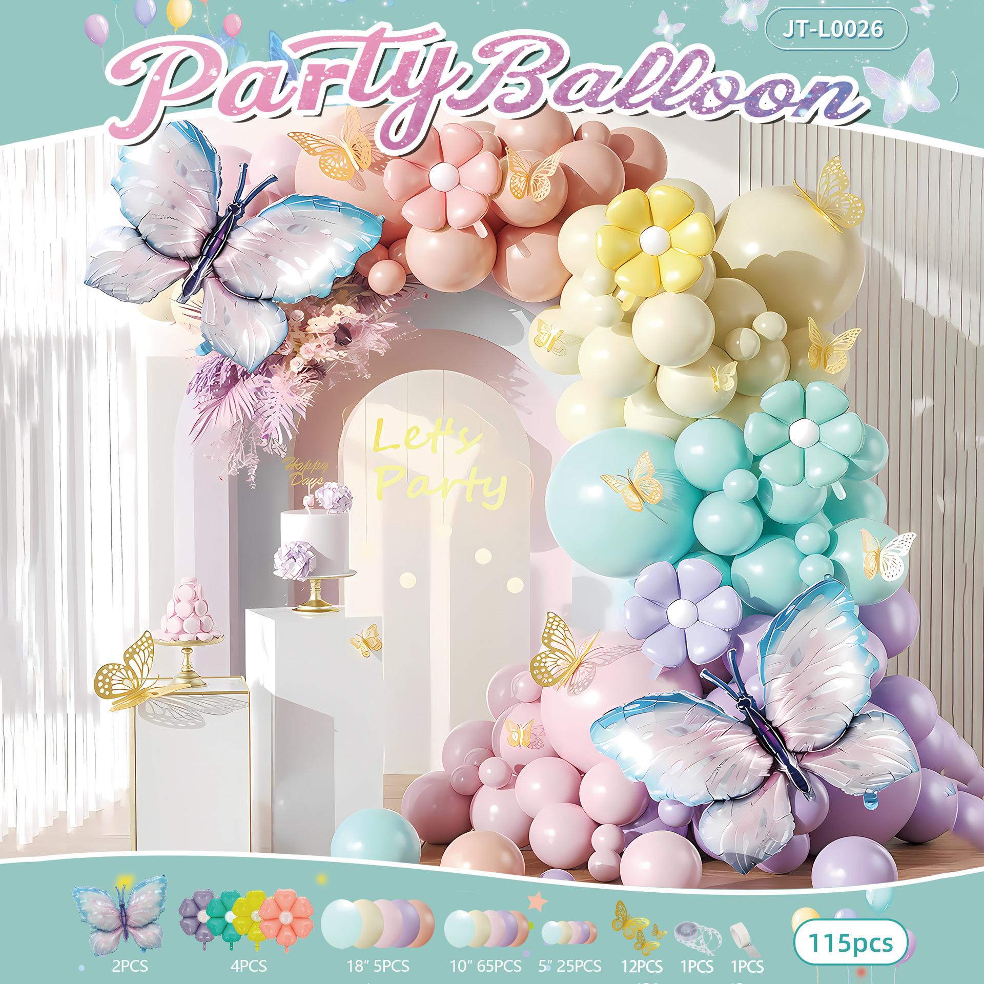 

Opening Arch Balloon Chain Birthday Balloon Arrangement Decoration Party Package Set Premium Scene Supplies jt-l0026balloonchainset[glueandribbon]