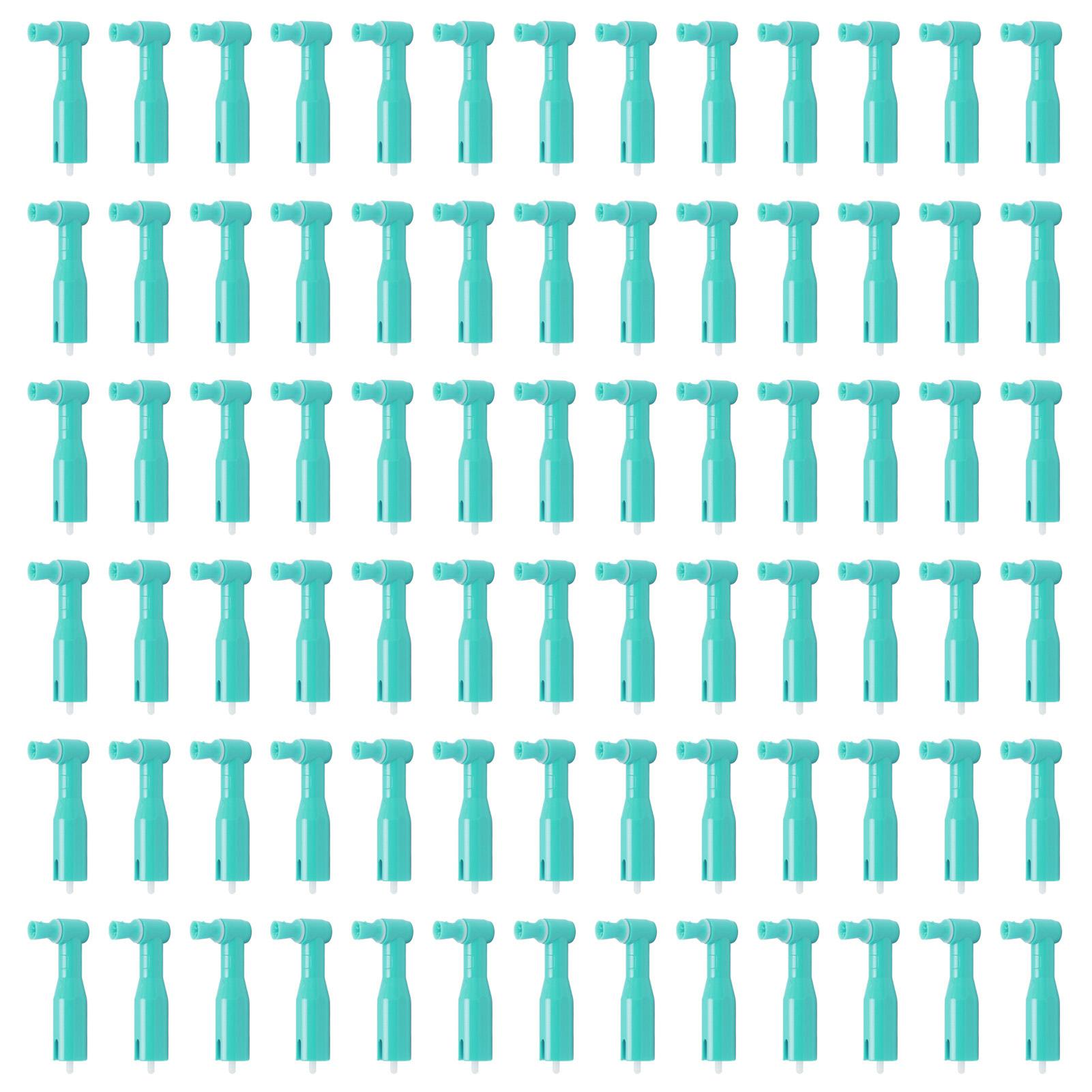 

100 шт. Полировальные чашки для зубов Угловые Одноразовые Безопасные Инструменты для чистки и полировки зубов для наконечника с низкой скоростью Green Head Soft PA 201