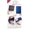 [Pelle Morbida] Two-Fold Wallet Blue PM-SR002-BLU