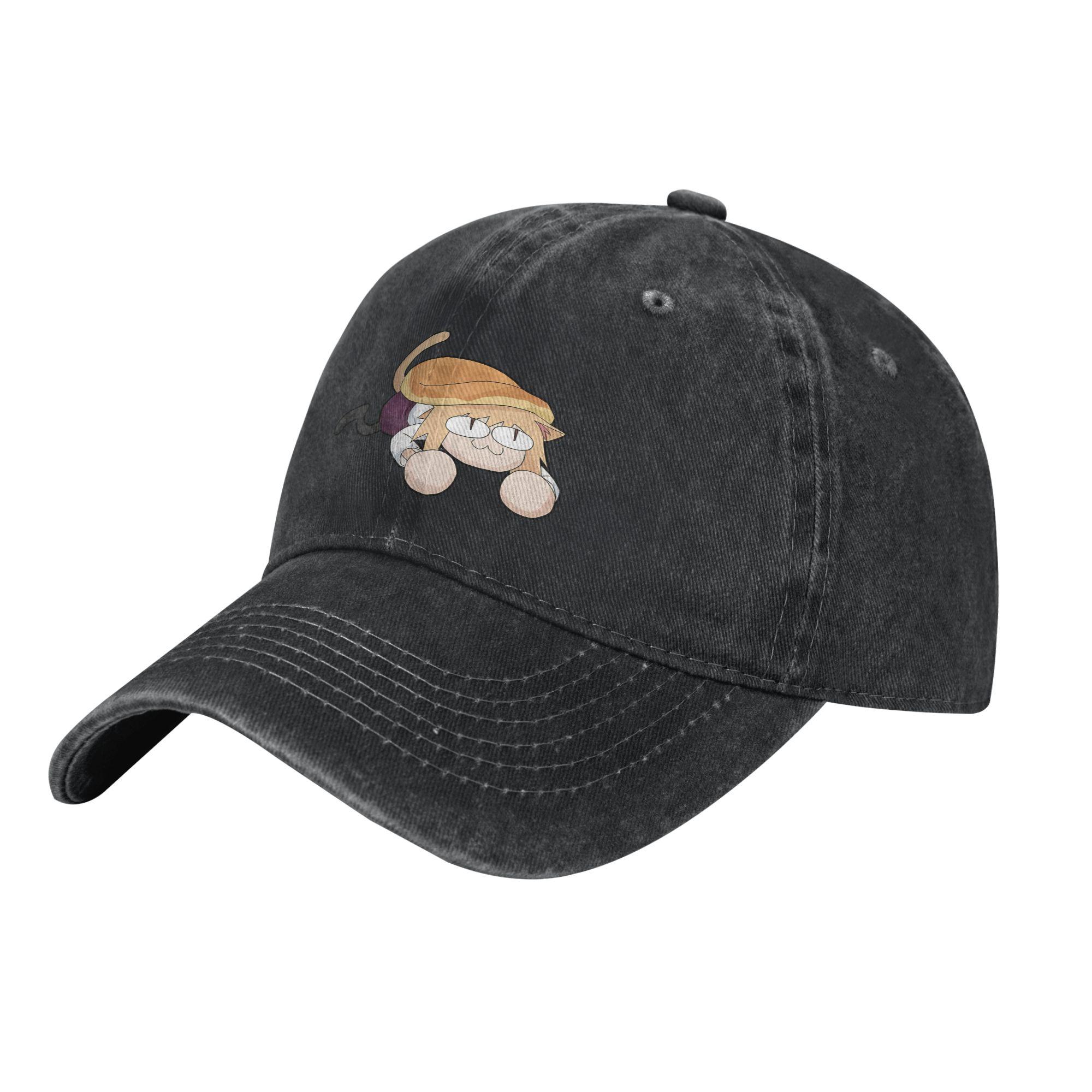 

Neco Arc Fate Anime Meme Baseball Caps Vintage Distressed Denim Sun Cap Unisex Style Outdoor Summer Gift Hats Cap One Size