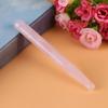 1pc Natural Rose Quartz Crystal Face Massage Wand Stone Smooth Stick