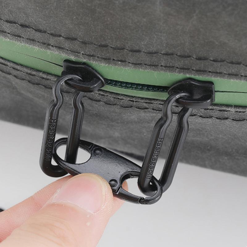 2Pcs Zipper Clip Theft Deterrent Double Opening Zippers Pull Replacement Detachable Zipper Connectors Zipper Lock Carabiner Clip