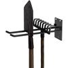 Wall-Mounted Minimalist Storage Rack with Shovel, Broom, and Spade Holders