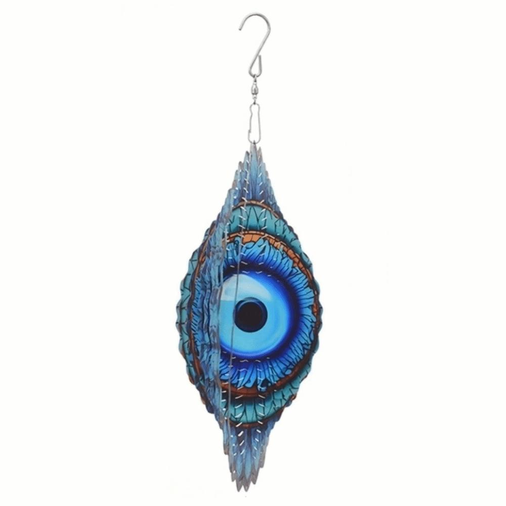 Hanging 3D Wind Spinner Metal Rotating Wind Chime Yard Art Hanging Wind Chime Garden