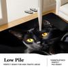 1Pcs Anti Fatigue Kitchen Rugs,  Black Cat Print Waterproof Non-Slip Thick Cushioned Kitchen Mat Heavy Duty Comfort Standing Mat for Kitchen