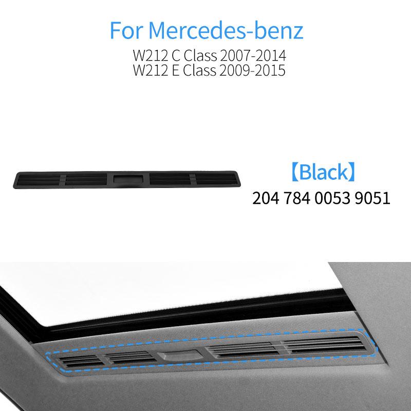 Car Headliner Ventilation louver Interior Roof Sunroof Slide Handle Trim For Mercedes Benz C E Class W204 W212 C200 C250 E300 чёрный