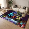 Custom Name Text Crystal Velvet Rug,Rainbow Friends Soft Plush Decorative Non Slip Floor Carpet