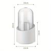 Rotating Makeup Brush Storage Box Portable Multifunction Dust Proof Desktop Organizer Lipstick Shadow Cosmetic Holder
