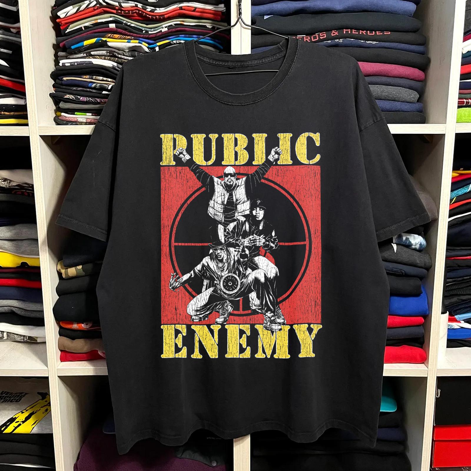 Public Enemy Promo Classic T-Shirt Black S L