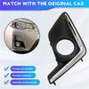 Fog Lamp Foglight Bezel Frame Cover Front Fog Light Cap Hood Lid For Subaru XV Crosstrek 2016 2017 Car Chrome Trim
