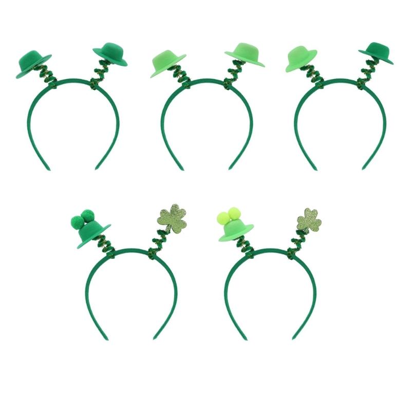 Carnival Saint Patricks Day Headband Party Hairband with Glitter Powder for Girl