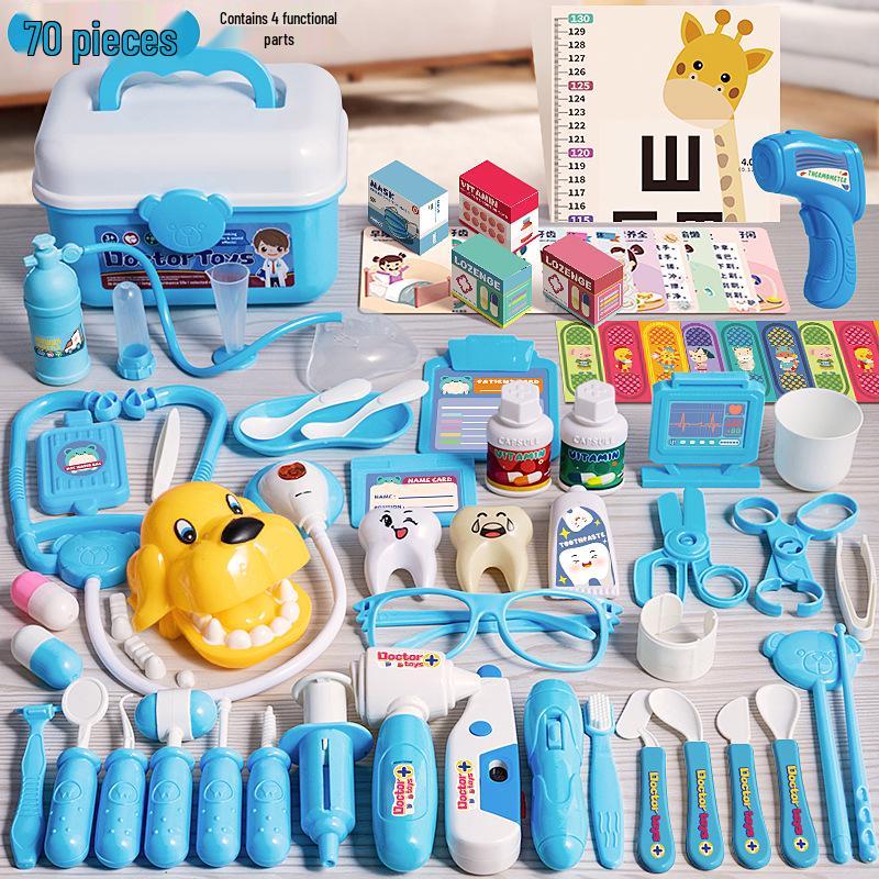 Kids  Medical Play Set: Doctor, Nurse, Stethoscope & Dental Tools