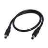 16.4FT 5M DC Power Cable Dual 5.5x2.1mm Male Plug Outdoor Water Proof Replacement Ethernet Cord for