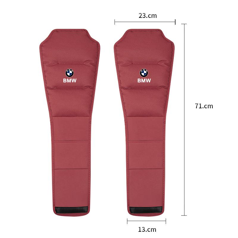 LLIT4 Leather Car Pillowcase Car Accessories Headrest Cover For BMW F30 F10 E90 F20 E46 Anti Fouling Decoration Pillowcase keychain