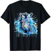 Zebra Portrait Wildlife Splash Nature Colorful Animal Art T-Shirt