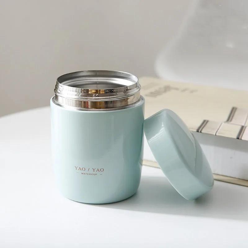 250ML Mini Food Thermos for Kids Thermos Lunch Box Portable Stainless Steel Food Soup Containers Vacuum Flasks Thermocup