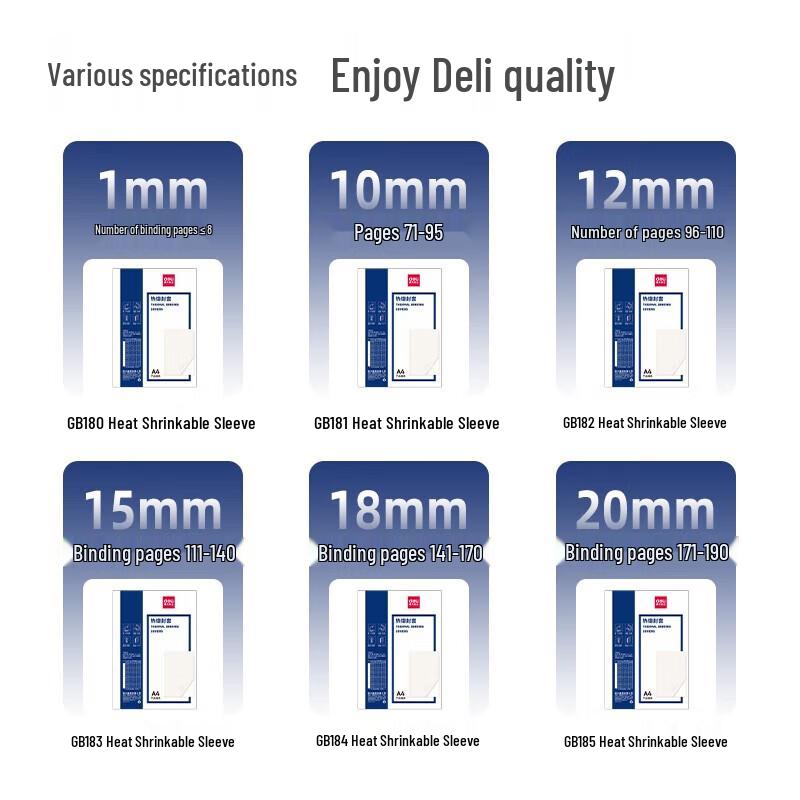 Deli Thermal Binding Glue Strips CN plug (adapter included)