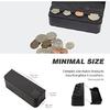 2 Pack Coin Holder for Car, Coin Organizer, Portable Coin Storage, Suitable for Most Car and Trucks, Black