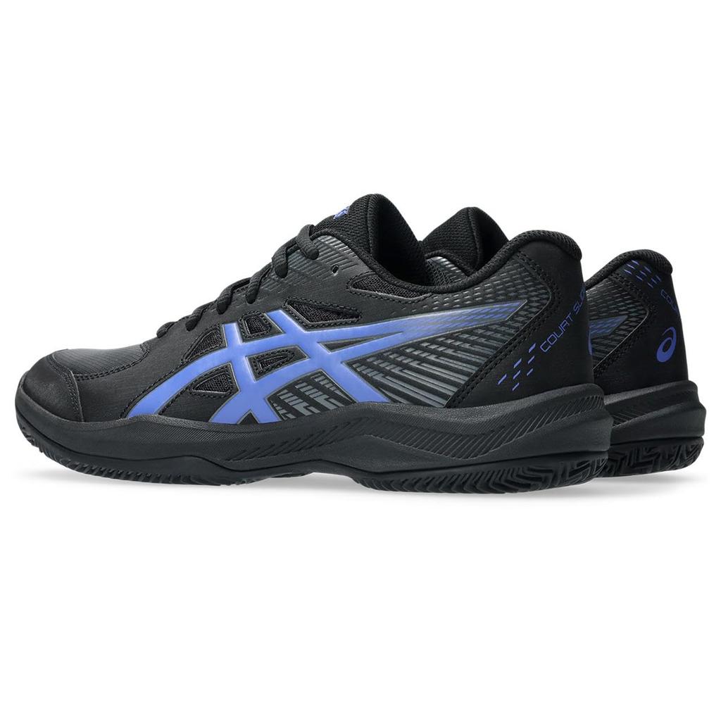 ASICS COURT SLIDE 4 Tennis Shoes Size 2E Size 001 CLAY/OC (1041A491), Men's, 26.0 cm, (Black/Dark Cobalt),