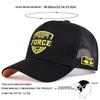 Net Baseball Stitching Stitched Embroidered Alphabet Force Neutral Gender Women  Men For Caps Outdoor Adjustable Spring And Summer Casual Sunscreen