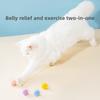 Katzen-Pompon-Spielzeug, Katzen-Selbstbeschäftigung, Langeweile-resistent, Bissfest, Reiz-Katzenstäbe, Kätzchen, Kätzchen, Hundespielzeug, Haustierbedarf