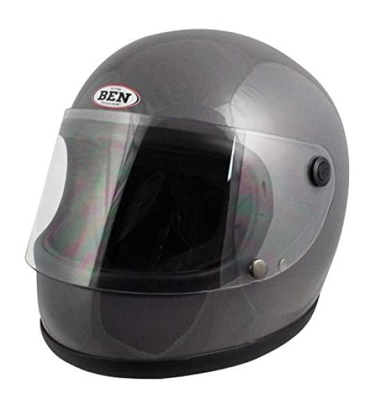 

TNK Industrial Vintage Style Full Face Helmet B60 Classic Gray FREE Size 51268 [Speed Pit] (58-59cm)