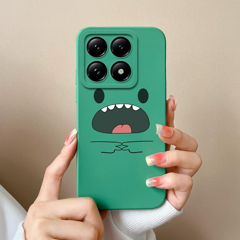 Cover For Xiaomi 14T 5G Case Fashion Love Heart Pattern Funda Shockproof Soft Silicone Phone Bags For Xiaomi 14T Pro Bumper Capa