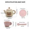 Silicone Play Teapot Set For Kids Ages 3+ With Pretend Dishes Utensils Learning Toy For Boys Girls Birthday Gift