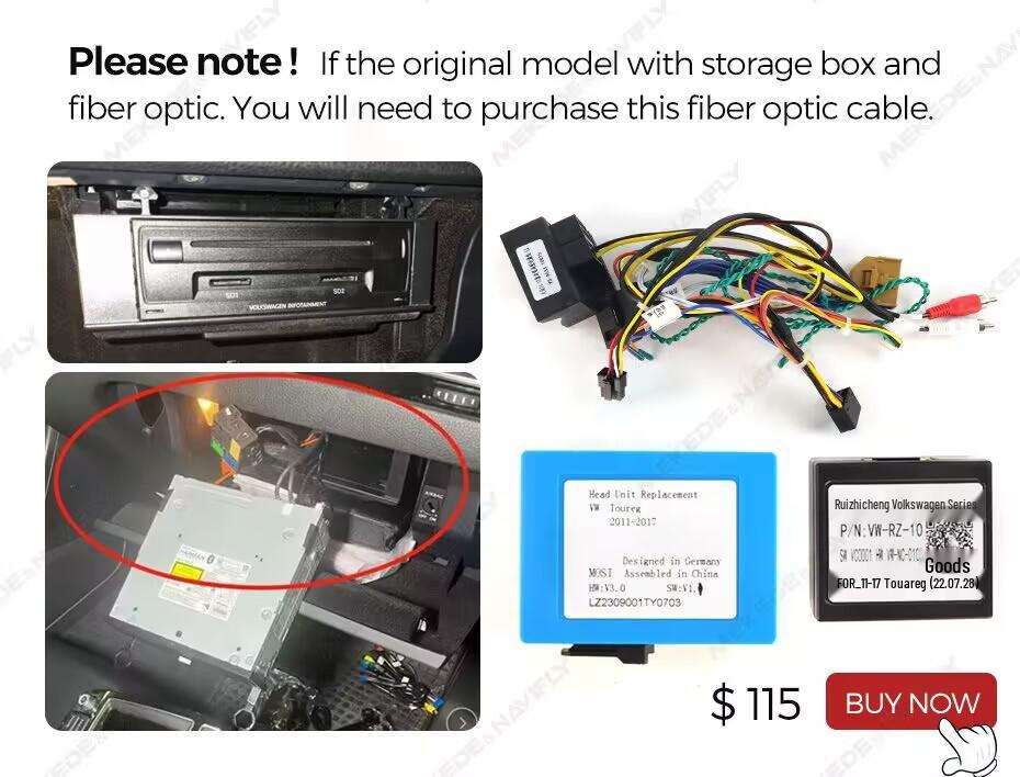VW Touareg 2012-2015 9" Android Smart Navigation System