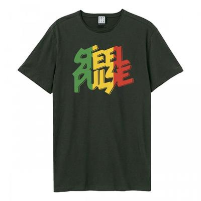 Amplified T-shirt Unisex Adulto Acciaio Logo Pulse