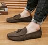 Fashion Suede Tassel Men'S Casual Leather Shoes Sneakers For Lazy People Comfortable Driving Shoes