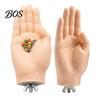 Bird Foot Care Tool Parrot Training Fake Hand Perch, Simulated Human Taming Toy Pet Feeder with Grinding Surface, Safe Anti?Bite Desensitization