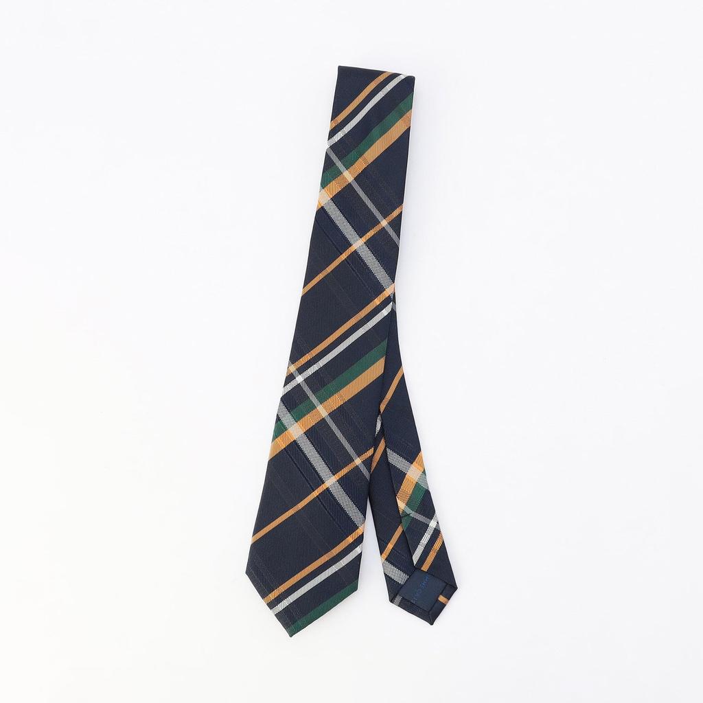 [Comme Ca Ism] Checkered Tie 47-06NO05-206 Navy F