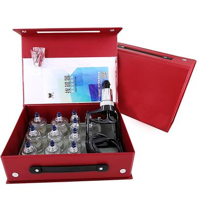 12 stks Vacuüm Cupping Zuigset Plastic Vacuüm Massager Medische Cups Potten Therapie Cupping Set voor Massage