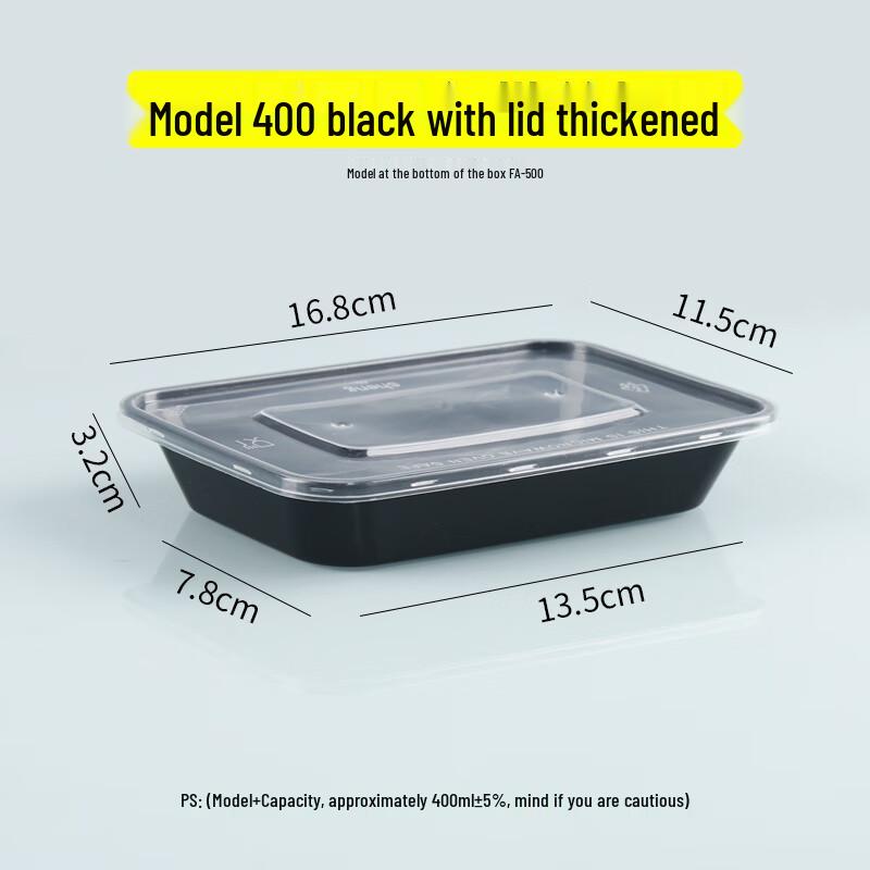 Tianyajing Disposable Rectangular Plastic Lunch Boxes