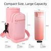 With Phone Pocket Water Cup Bags Handfree Vacuum Cup Bag New Water Bottle Holder Pouch  Unisex