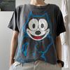 Gf749 90er Jahre T-Shirt Charakter Anime Felix Katze Alte Kleidung Vintage M Größe Änderungen T