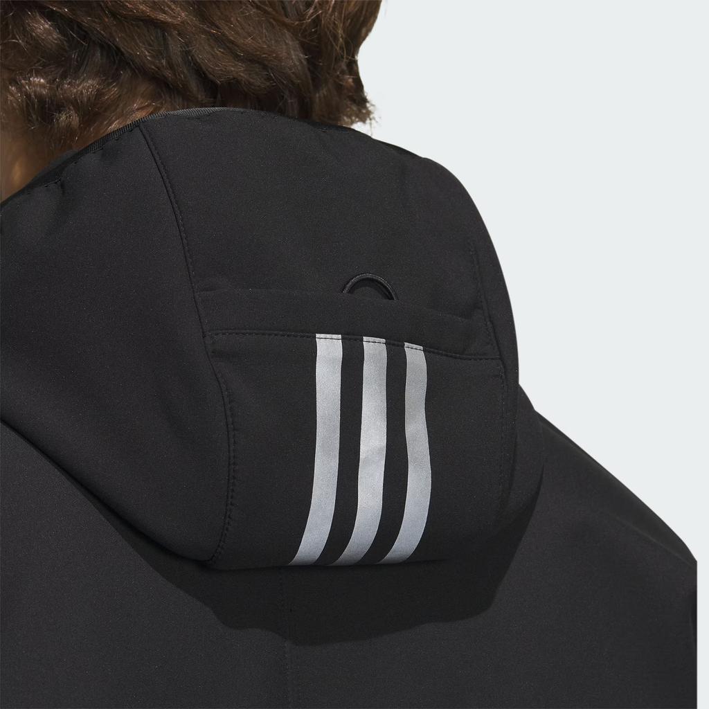 New Adidas Essential Jackets Coats Men's Black IK7347