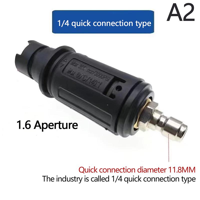 

Angle Adjustable High Pressure Washer Nozzle Sprayer With 1/4 Quick Plug Connection 3000 Psi Quick Connect High Pressure Nozzle 1.6 Aperture