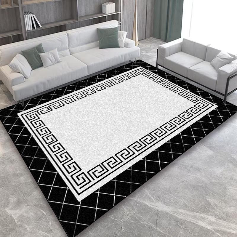 

Modern Luxury Large Carpets for Living Room Abstract Decoration Home Rug Fluffy Bedroom Lounge Rugs Non-slip Coffee Tables Mat 1.9x2.9ft(60x90cm)