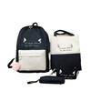 Backpack Printed Four-piece Multi-piece Set School Bag Leisure Travel Bag Tuition Bag Pencil Bag Student Backpack