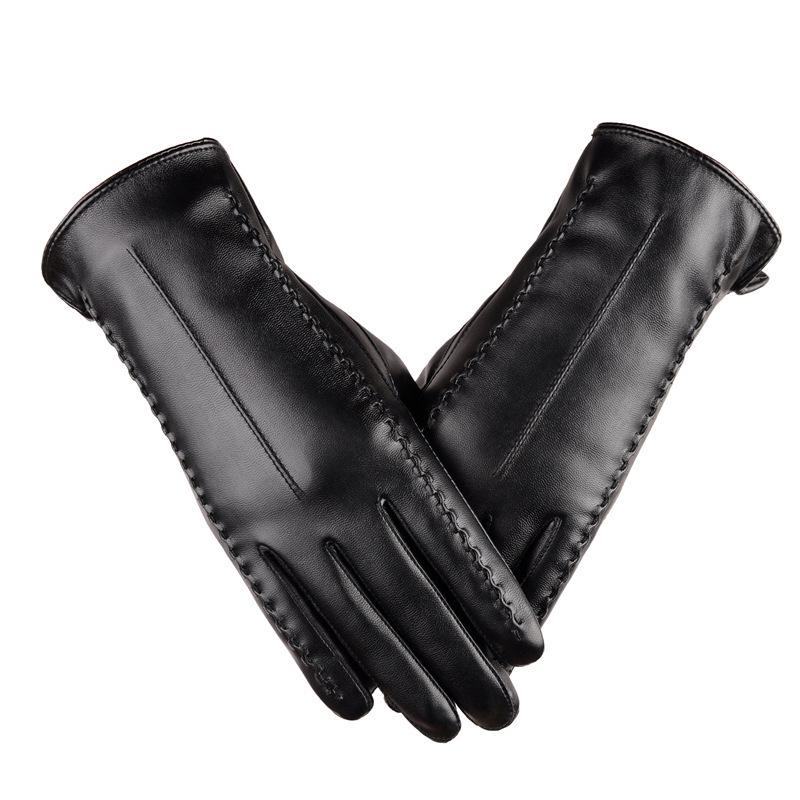 Women's PU Leather Waterproof Snowproof Outdoor Driving & Riding Fashion Gloves