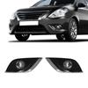 For Nissan Sunny Led Fog Light VERSA Sedan ALMERA N17 2014 2015 2016 2017 2018 Daytime Running Lamp DRL Daylight Waterproof 12V